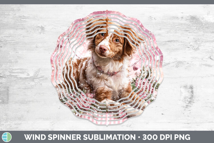GorgeousDogs 03 Checker Valentine Wind Spinner design.