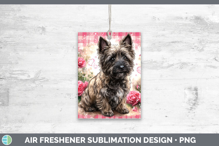 GorgeousDogs 03 Checker Valentine Air Freshener design.