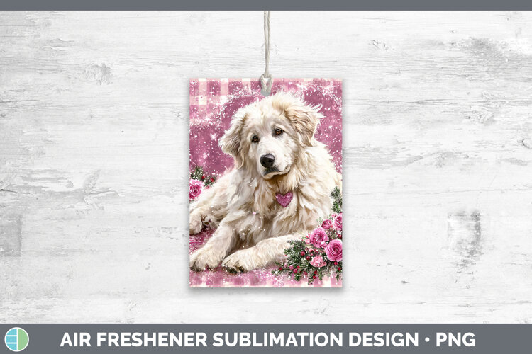 GorgeousDogs 03 Checker Valentine Air Freshener design.