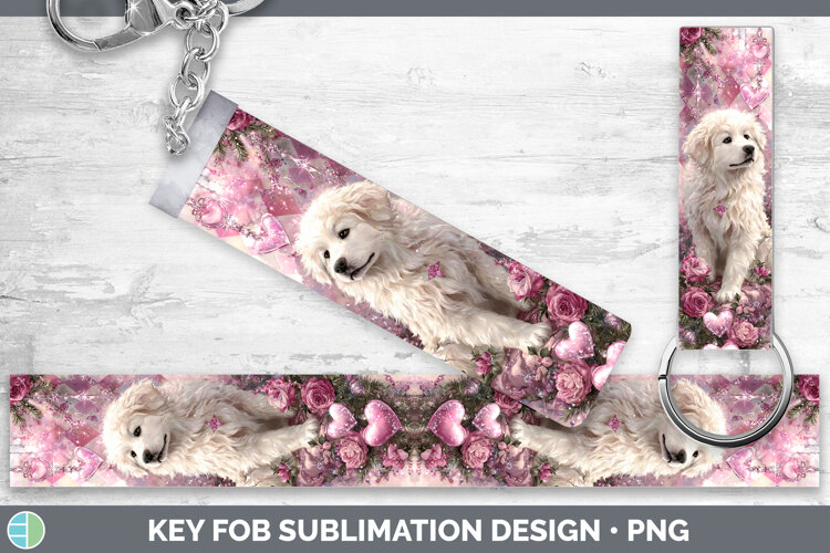 GorgeousDogs 03 Checker Valentine Key Fob design.