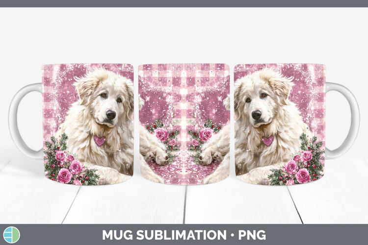 GorgeousDogs 03 Checker Valentine Mug Wrap design.