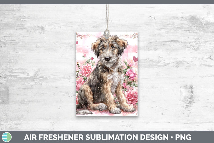 GorgeousDogs 03 Checker Valentine Air Freshener design.