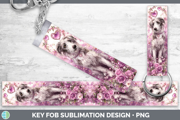 GorgeousDogs 03 Checker Valentine Key Fob design.