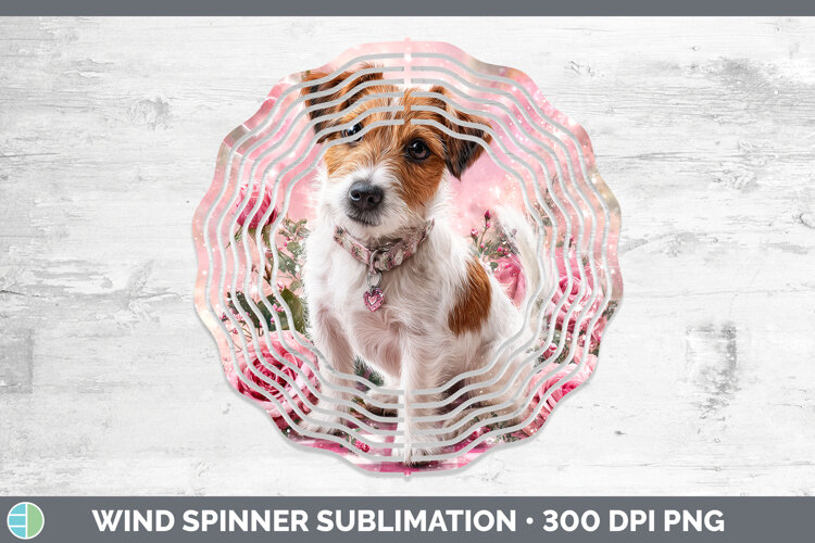 GorgeousDogs 03 Checker Valentine Wind Spinner design.