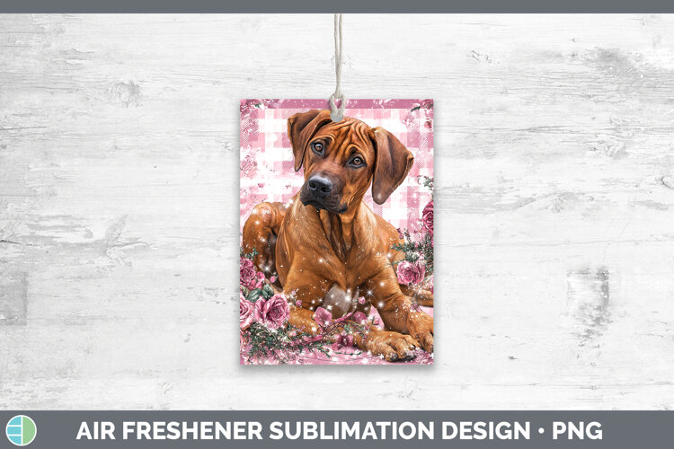GorgeousDogs 03 Checker Valentine Air Freshener design.