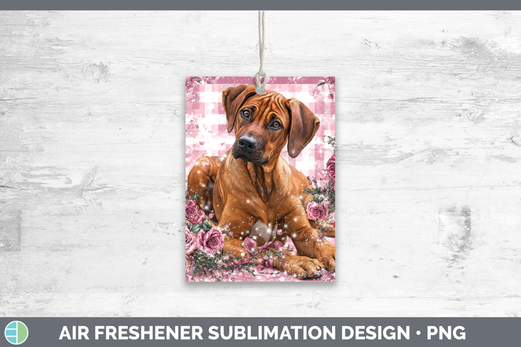 Rhodesian Ridgeback Dogs 03 Checker Valentine Air Freshener