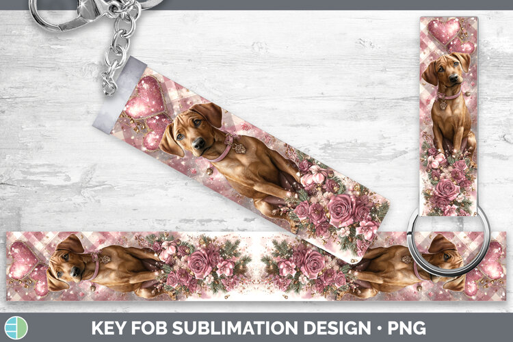 GorgeousDogs 03 Checker Valentine Key Fob design.