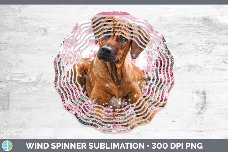 GorgeousDogs 03 Checker Valentine Wind Spinner design.