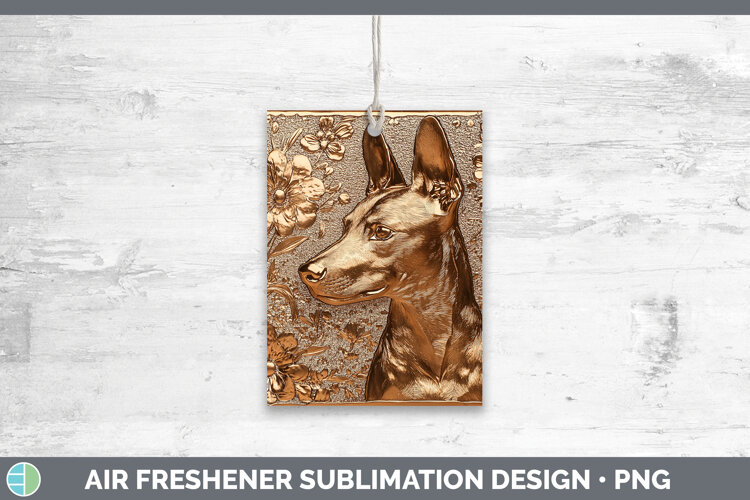 GorgeousDogs 03 Copper Relief Air Freshener design.