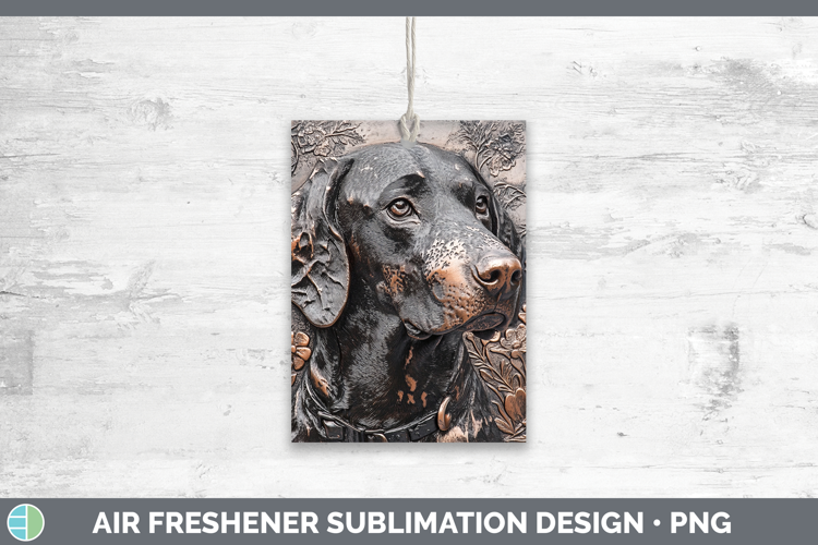 Dogs 03 Copper Relief Bluetick Coonhound Air Freshener Subli