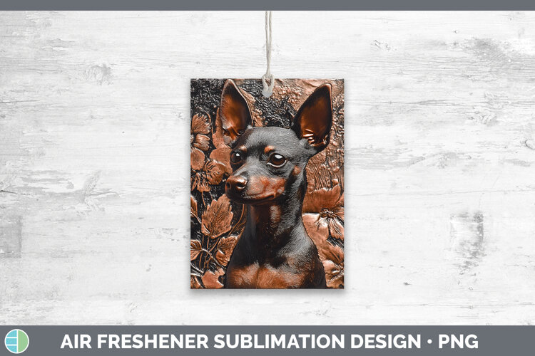 GorgeousDogs 03 Copper Relief Air Freshener design.