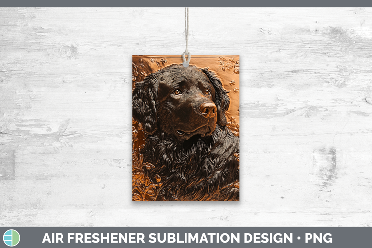 Dogs 03 Copper Relief Newfoundland Air Freshener Sublimation
