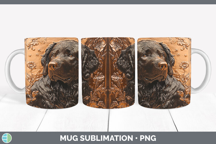 GorgeousDogs 03 Copper Relief Mug Wrap design.