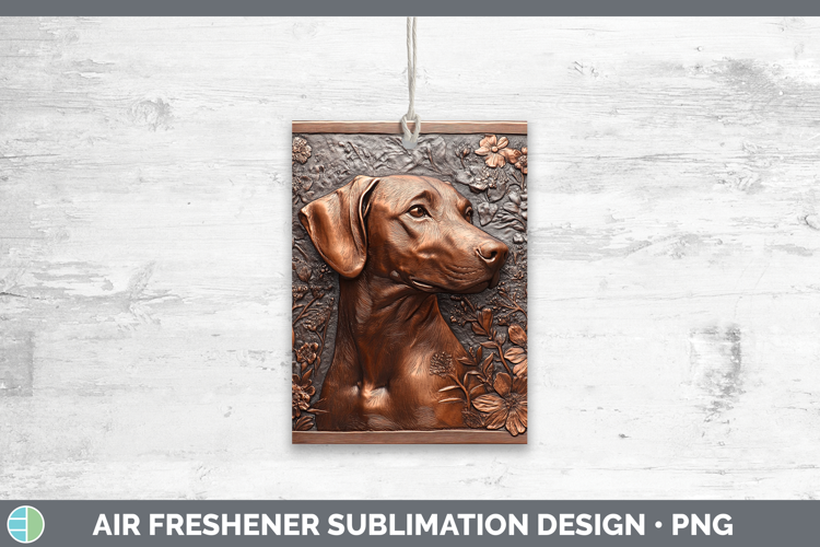 Dogs 03 Copper Relief Rhodesian Ridgeback Air Freshener Subl