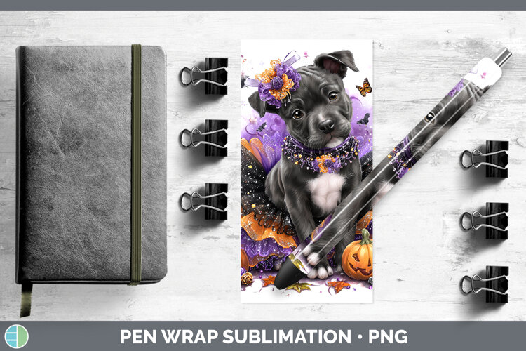 GorgeousDogs 03 Halloween Pen Wrap design.