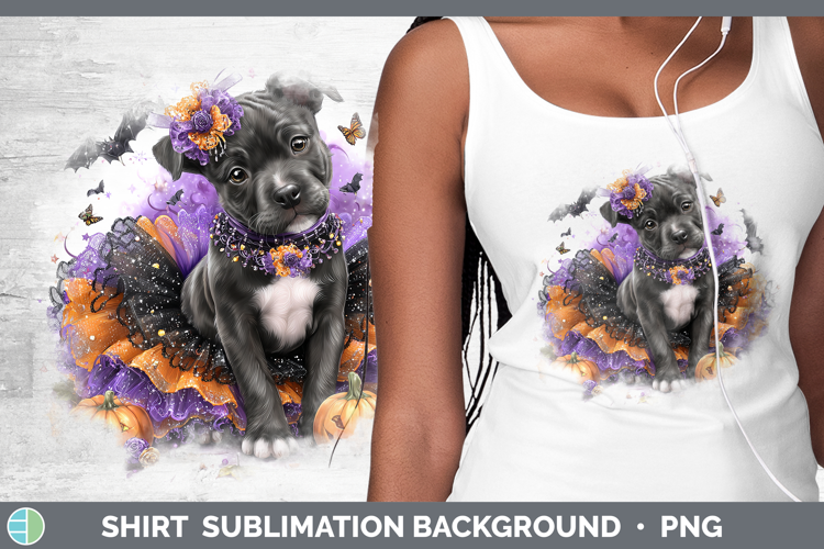 Dogs 03 Halloween American Staffordshire Shirt Sublimation B