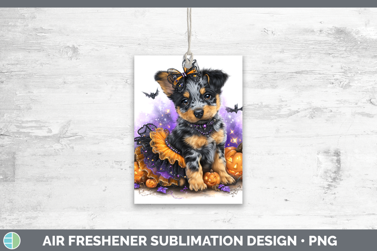 Dogs 03 Halloween Australian Cattle Dog Air Freshener Sublim