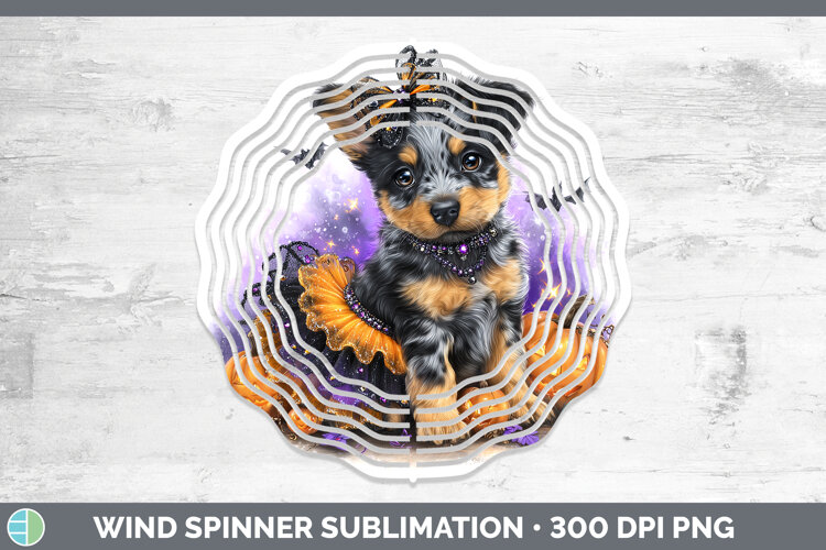 GorgeousDogs 03 Halloween Wind Spinner design.