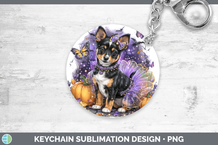 GorgeousDogs 03 Halloween Keychain design.