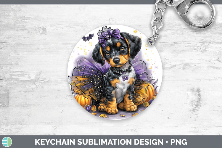 GorgeousDogs 03 Halloween Keychain design.