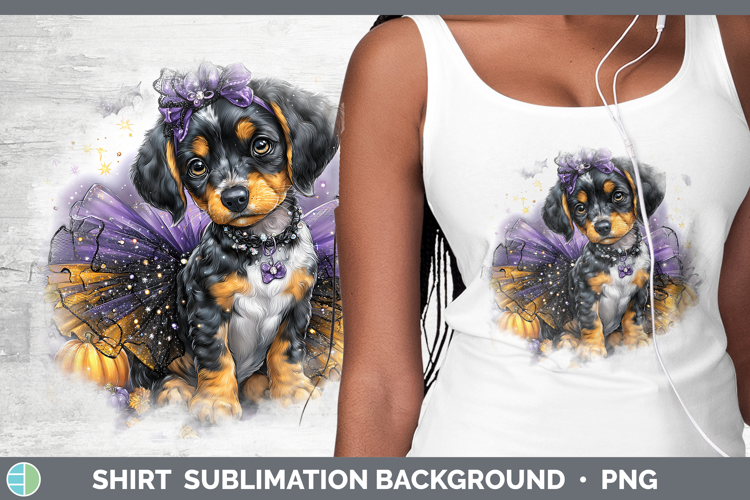 Dogs 03 Halloween Bluetick Coonhound Shirt Sublimation Backg