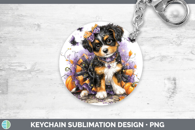 GorgeousDogs 03 Halloween Keychain design.