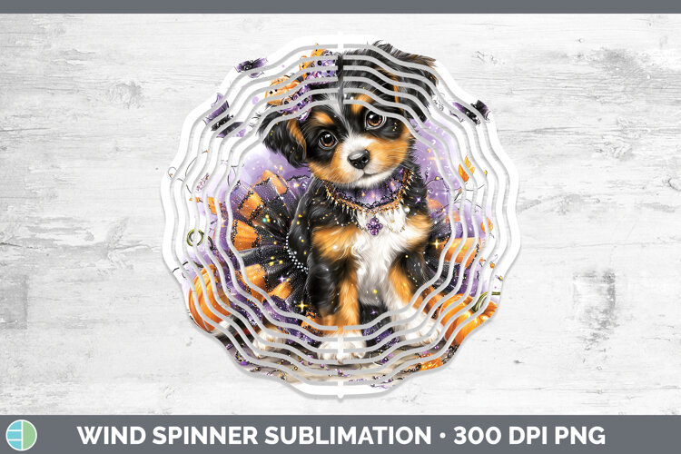GorgeousDogs 03 Halloween Wind Spinner design.