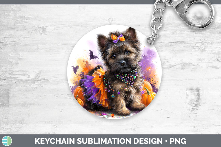 GorgeousDogs 03 Halloween Keychain design.