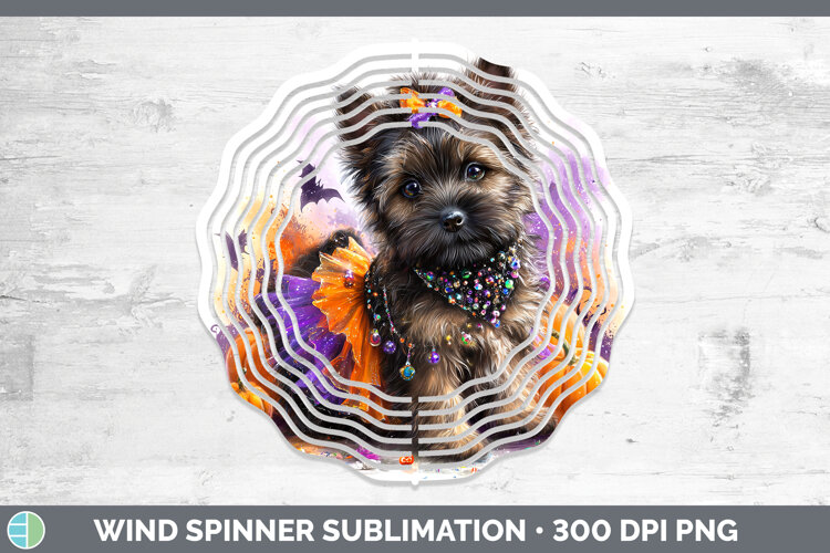 GorgeousDogs 03 Halloween Wind Spinner design.