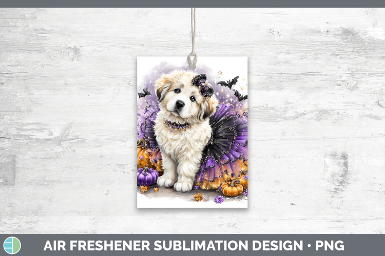 Dogs 03 Halloween Great Pyrenees Air Freshener Sublimation C