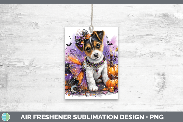 Dogs 03 Halloween Jack Russell Terrier Air Freshener Sublima