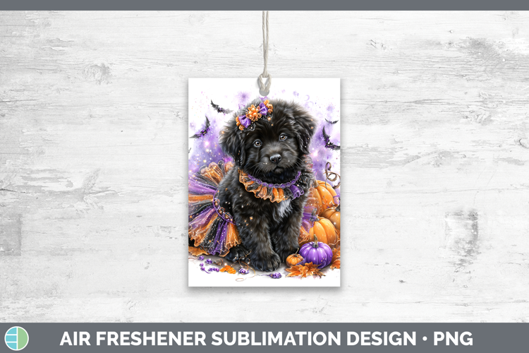 Dogs 03 Halloween Newfoundland Air Freshener Sublimation Car