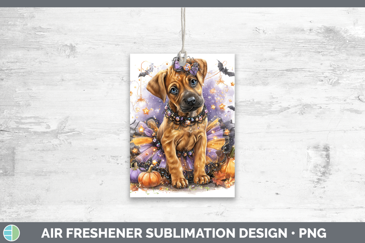 Dogs 03 Halloween Rhodesian Ridgeback Air Freshener Sublimat