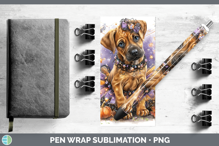 Dogs 03 Halloween Rhodesian Ridgeback Pen Wrap Sublimation P