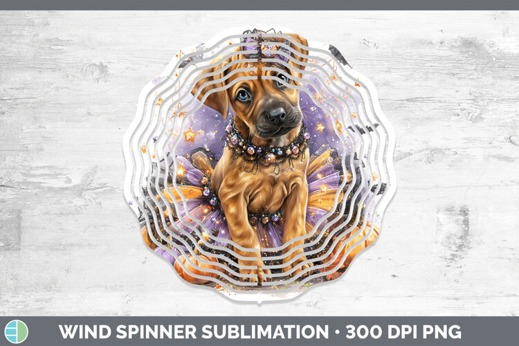 GorgeousDogs 03 Halloween Wind Spinner design.