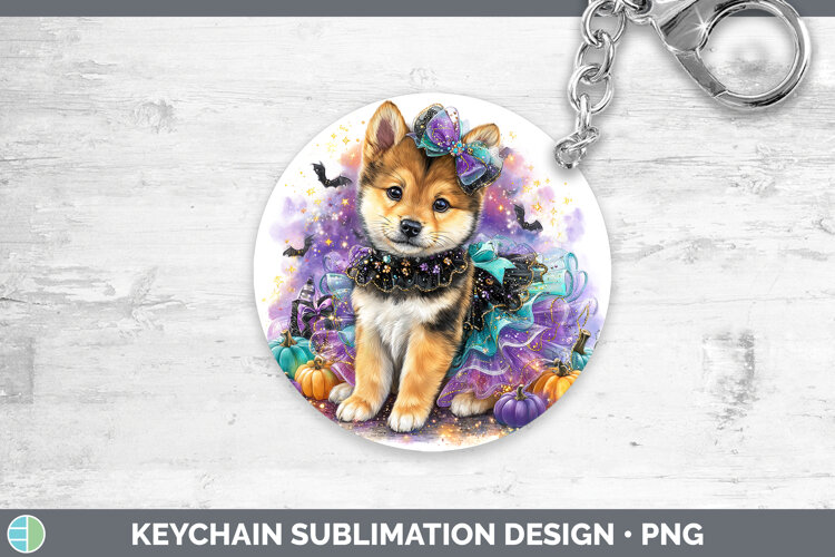 GorgeousDogs 03 Halloween Keychain design.