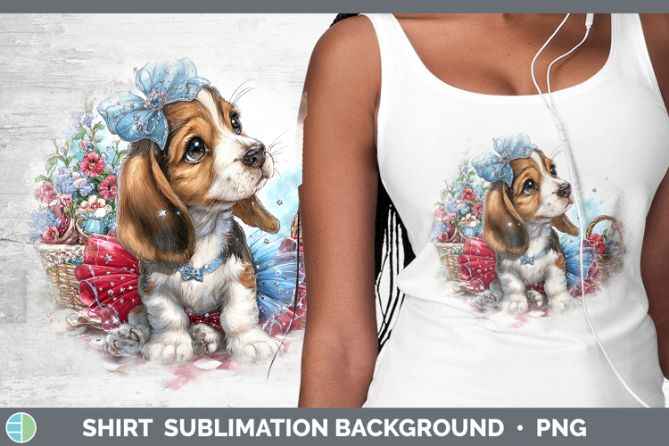 Basset Hound Clipart Image 24