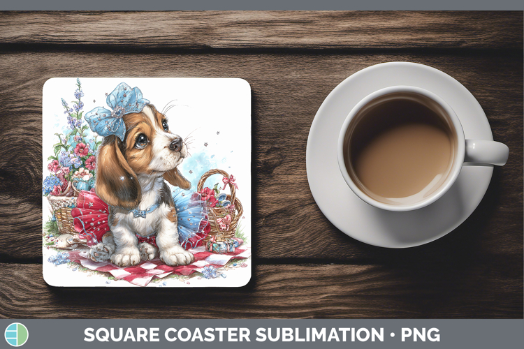 Basset Hound Clipart Image 23