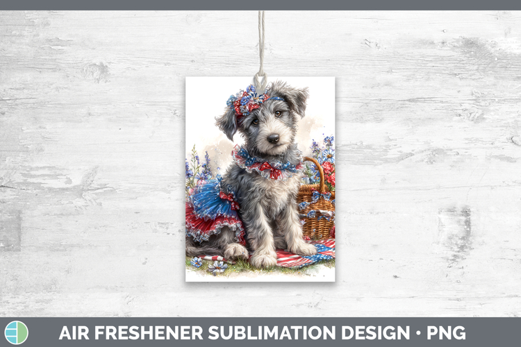 GorgeousDogs 03 Patriotic Air Freshener design.