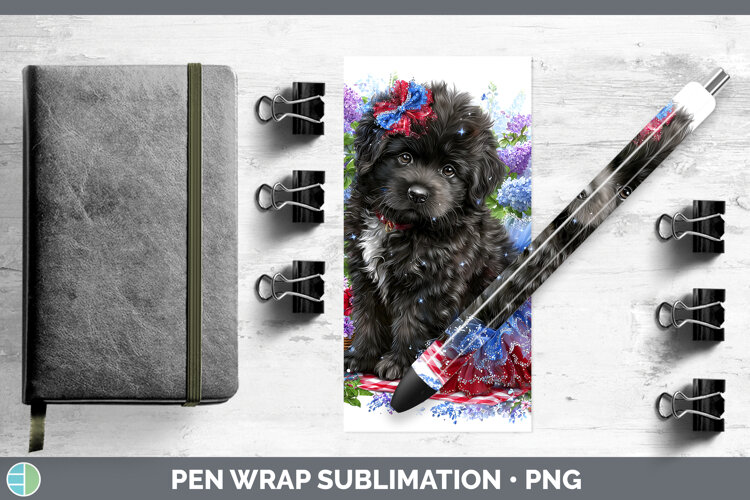 GorgeousDogs 03 Patriotic Pen Wrap design.