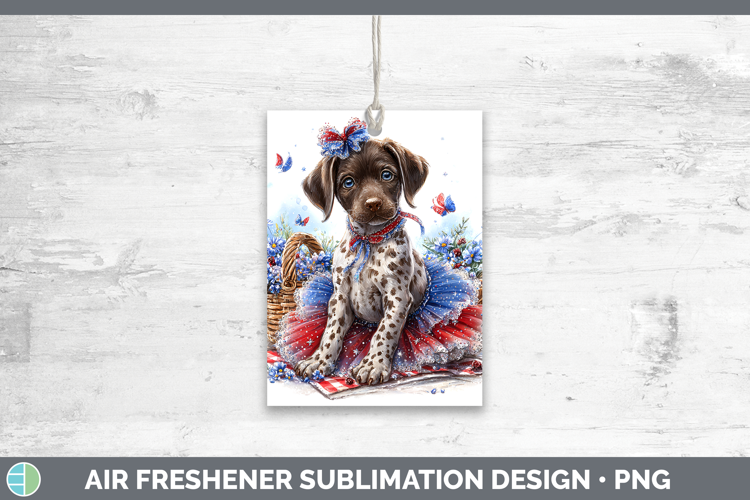 Dogs 03 Patriotic Shorthaired Pointer Air Freshener Sublimat