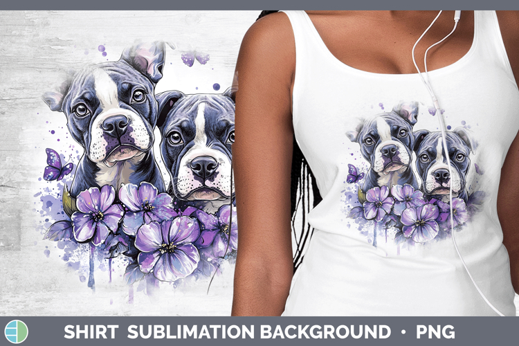 Dogs 03 Purple Drips American Staffordshire Shirt Sublimatio