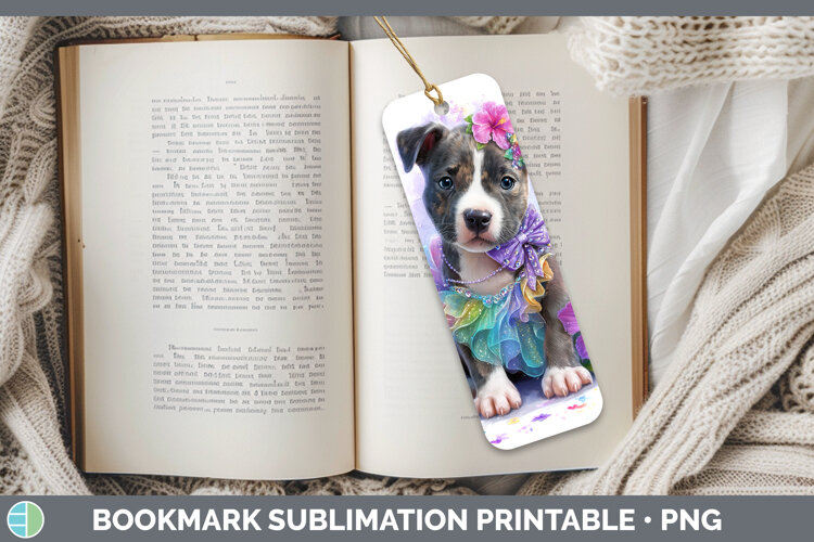 GorgeousDogs 03 Rainbow Summer Bookmark design.