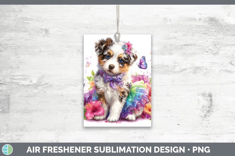 Dogs 03 Rainbow Summer Australian Cattle Dog Air Freshener S