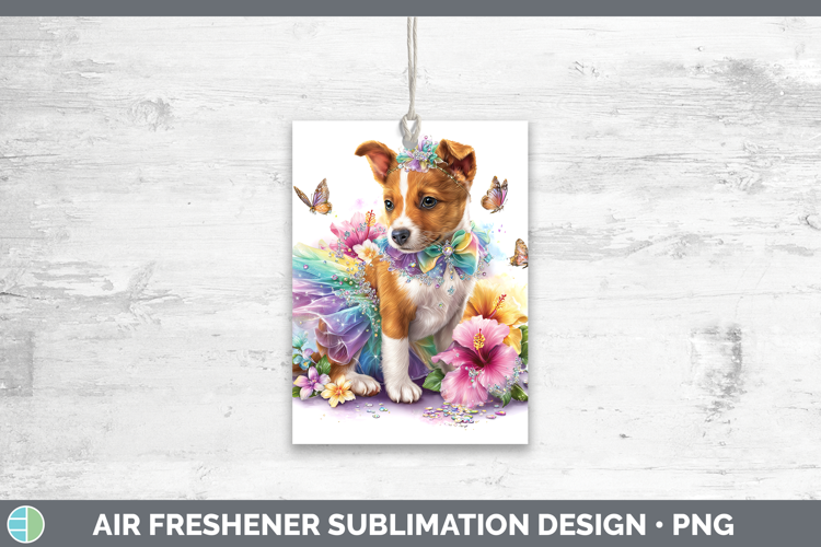 Dogs 03 Rainbow Summer Basenji Air Freshener Sublimation Car