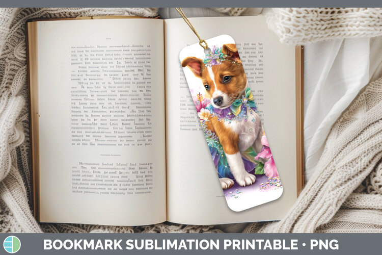GorgeousDogs 03 Rainbow Summer Bookmark design.