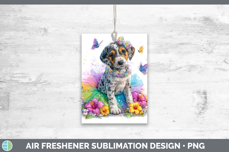GorgeousDogs 03 Rainbow Summer Air Freshener design.