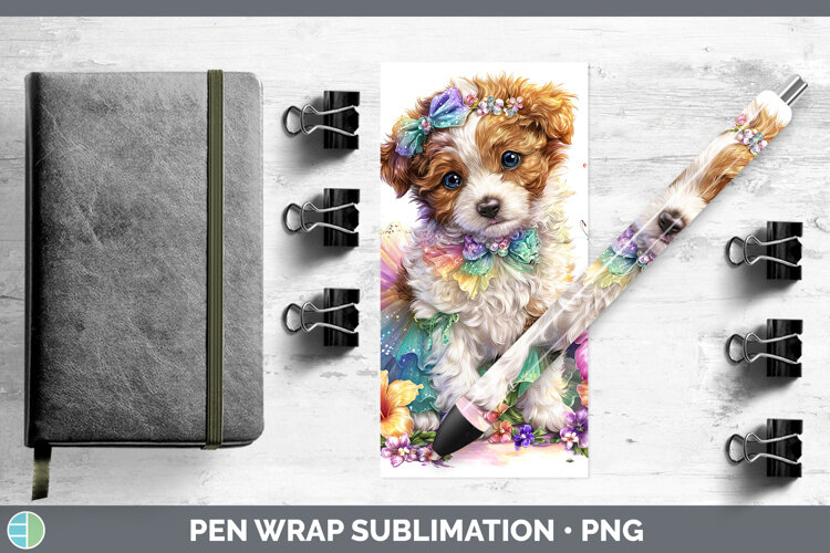 GorgeousDogs 03 Rainbow Summer Pen Wrap design.