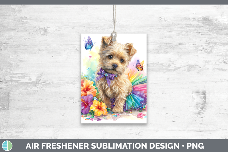 Dogs 03 Rainbow Summer Cairn Terrier Air Freshener Sublimati
