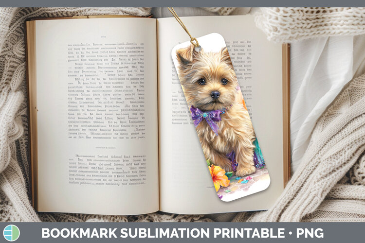 GorgeousDogs 03 Rainbow Summer Bookmark design.